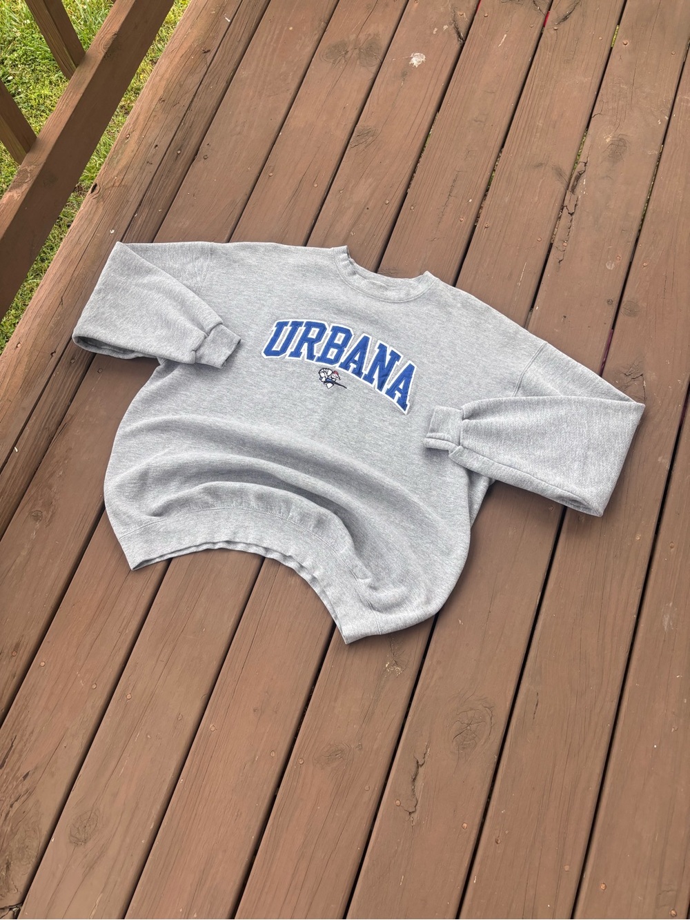 Urbana Mens XL Grey Lee Heavyweight Crewneck